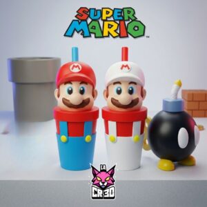 vasos mario bros