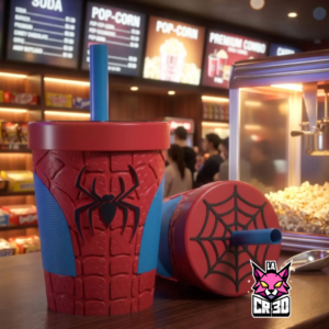 Vasos temáticos 3D - Spiderman