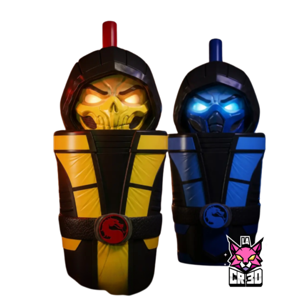 Vasos temáticos 3D -Mortal Kombat